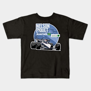 Nelson Piquet 1983 Jacarepagua Kids T-Shirt